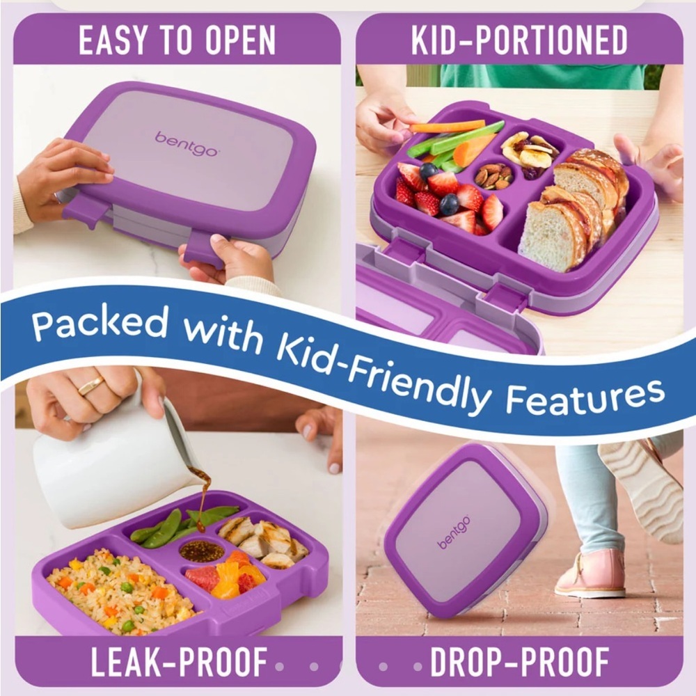 Bentgo Kids Purple Lunch Box